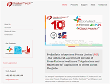 Tablet Screenshot of proemtech.com